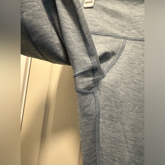 Nike Yoga Ruched High-Waist Leggings Blue, Size: S - Picture 8 of 10